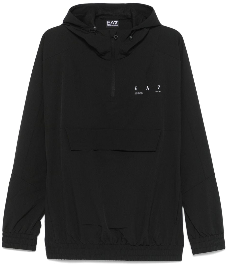EA7 Coats Black Zwart