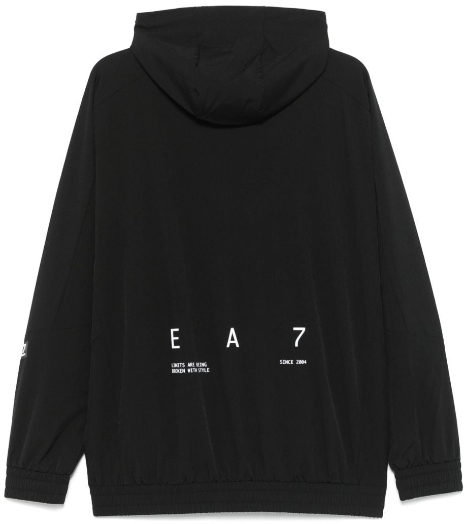 EA7 Coats Black Zwart
