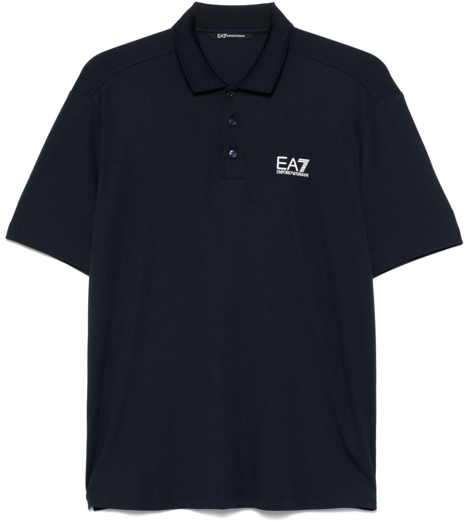 EA7 T-Shirts And Polos Blue Blauw
