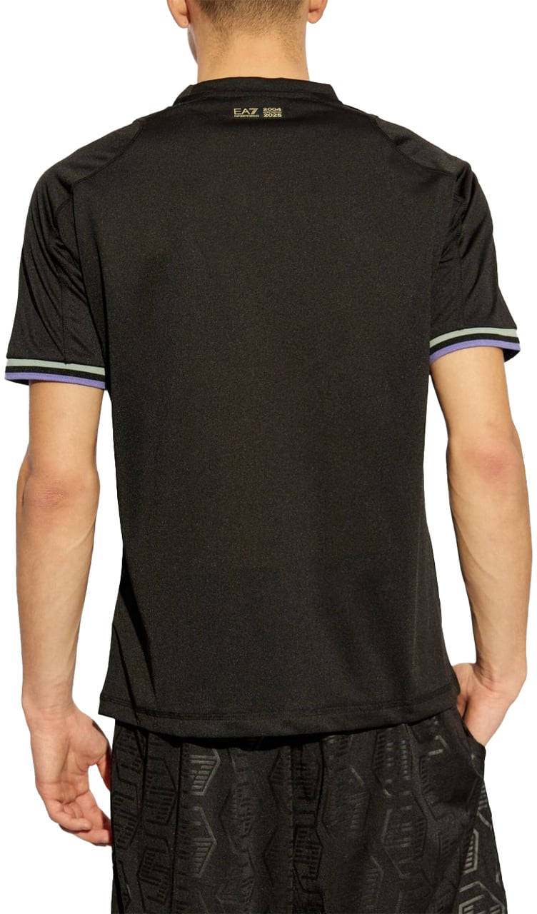 EA7 T-Shirts And Polos Black Zwart