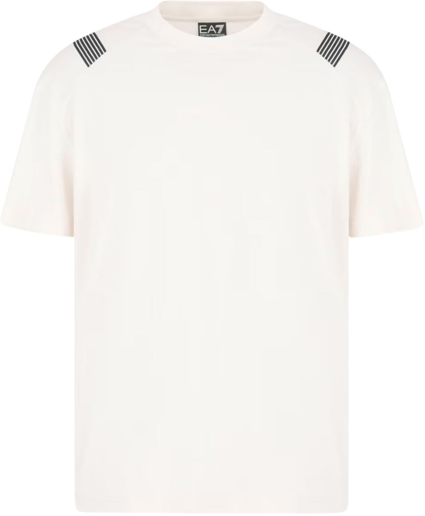 EA7 T-Shirts And Polos Ivory Wit