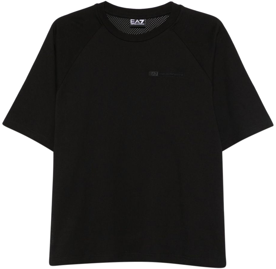 EA7 T-Shirts And Polos Black Zwart