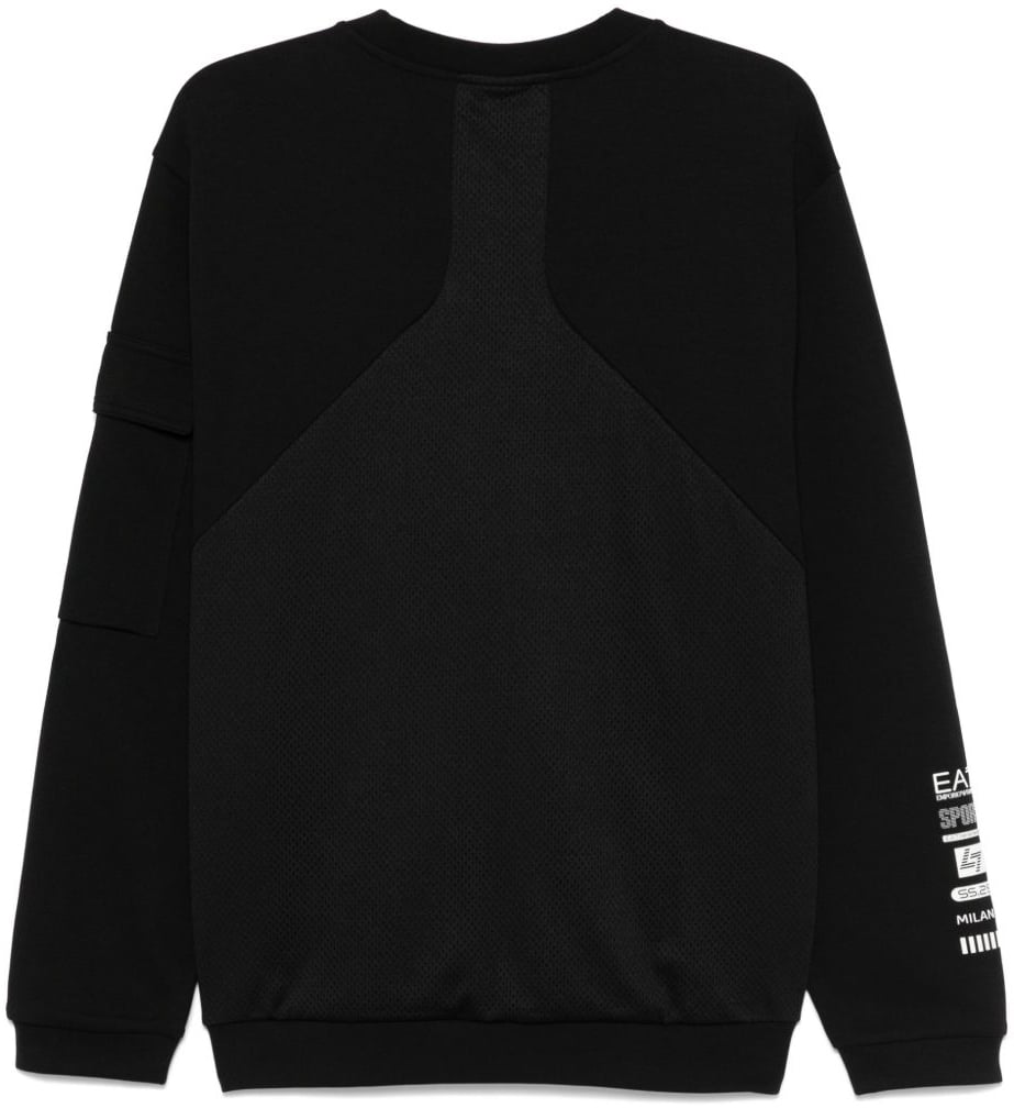 EA7 Sweaters Black Zwart