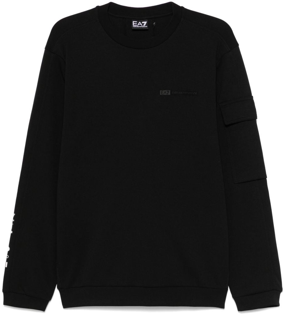 EA7 Sweaters Black Zwart