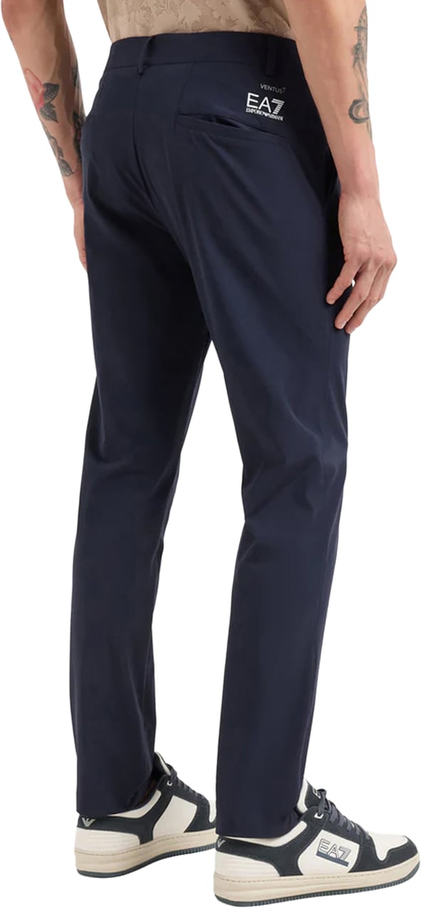 EA7 Trousers Blu Armani Blauw