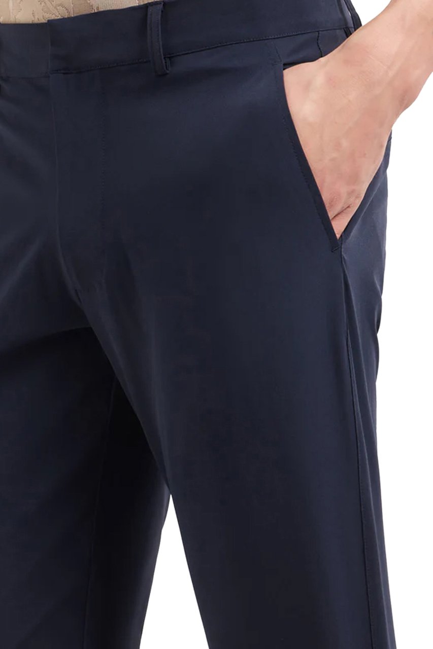EA7 Trousers Blu Armani Blauw