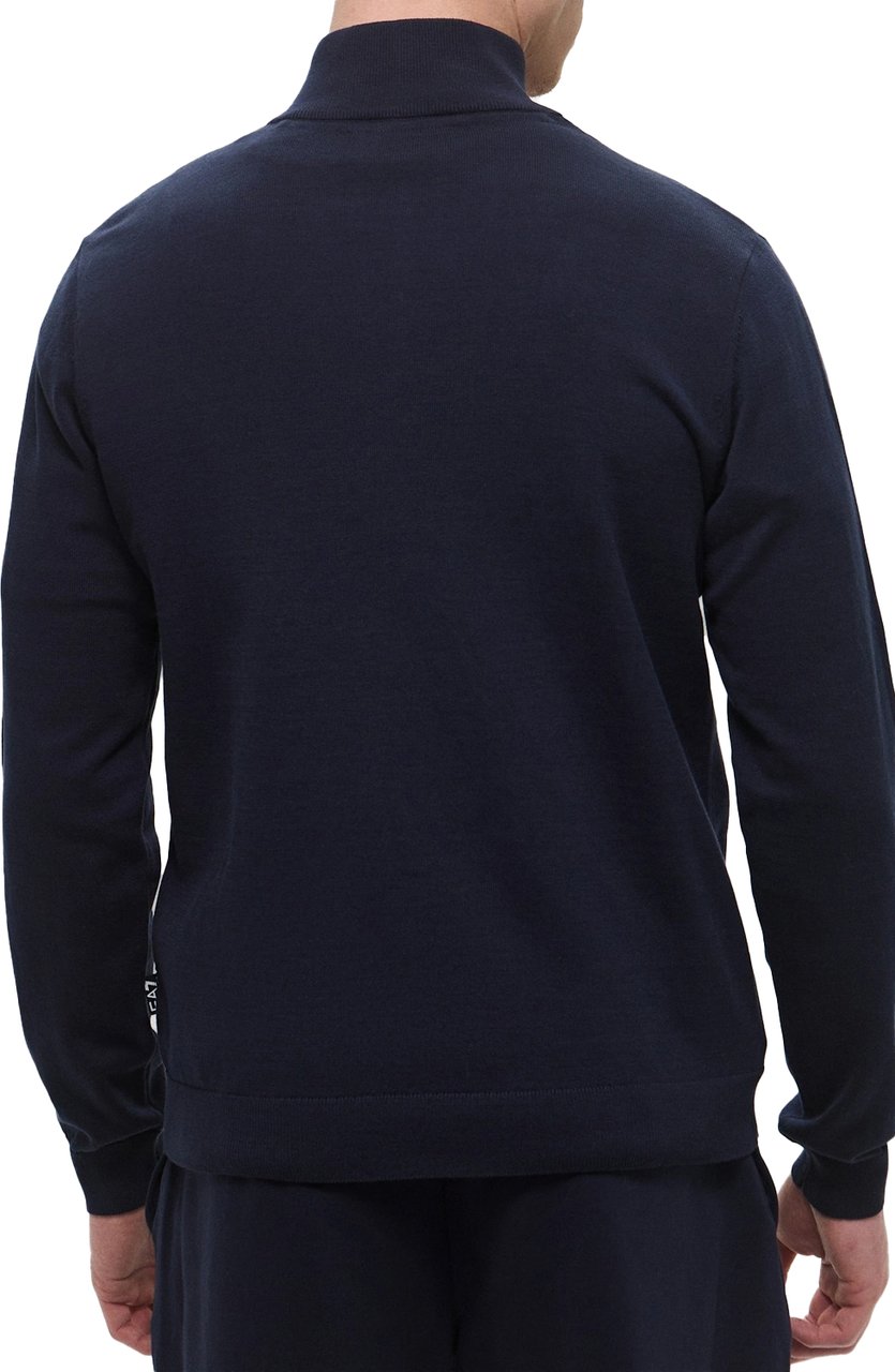 EA7 Sweaters Blu Armani Blauw