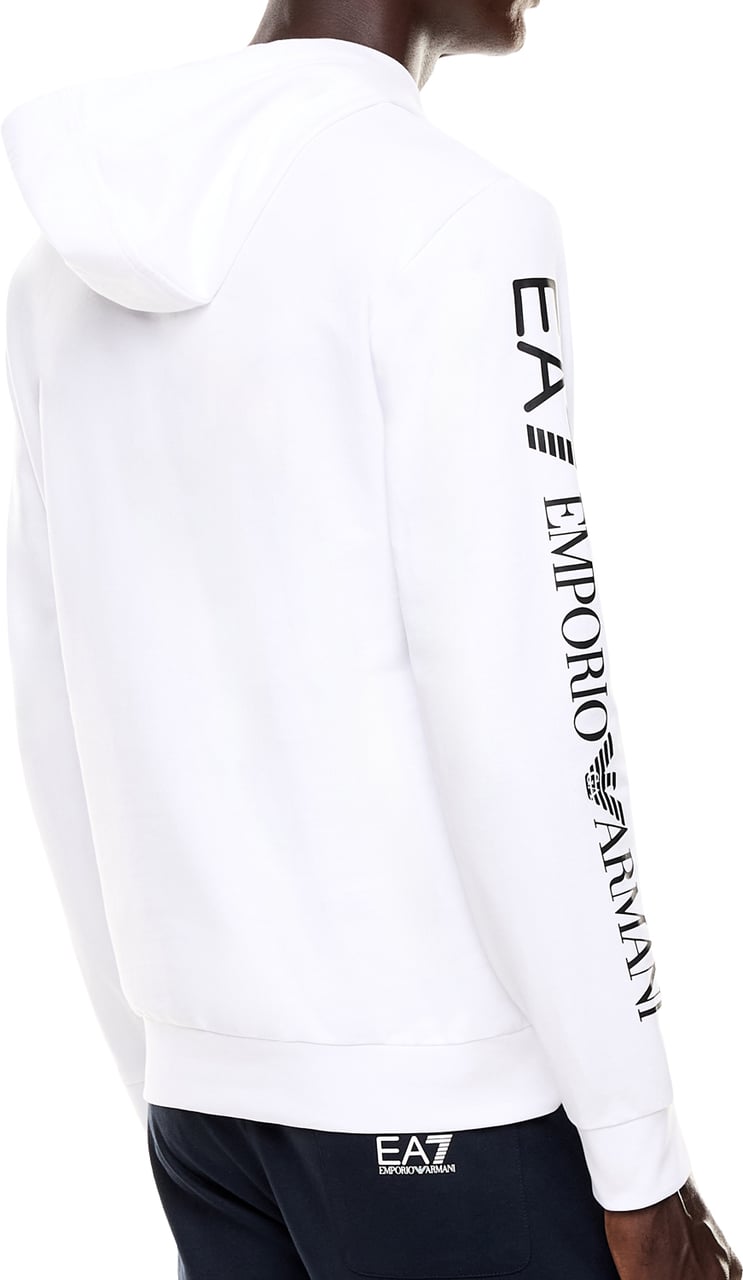 EA7 Sweaters White/Black Wit