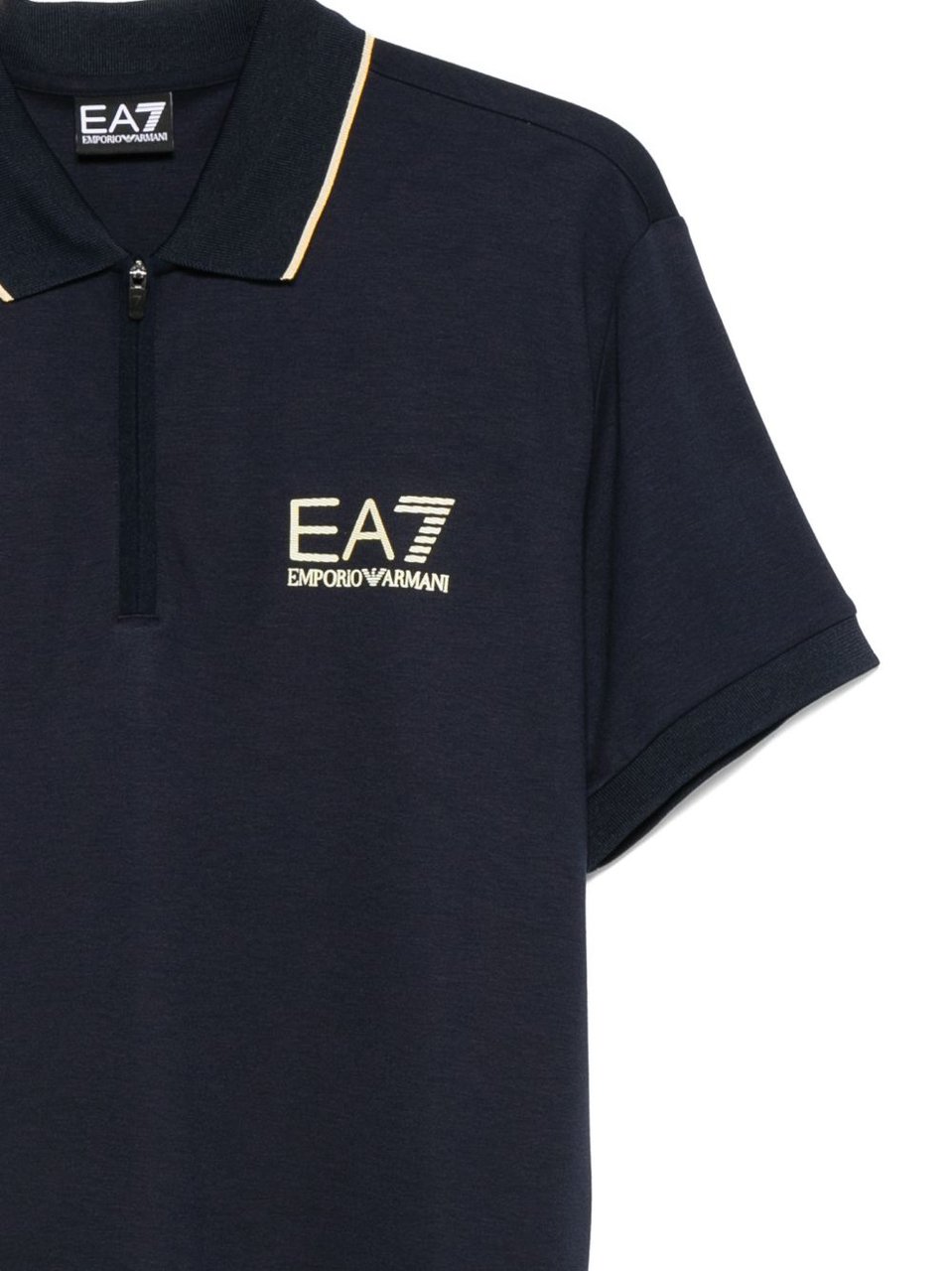 EA7 T-Shirts And Polos Blue Blauw