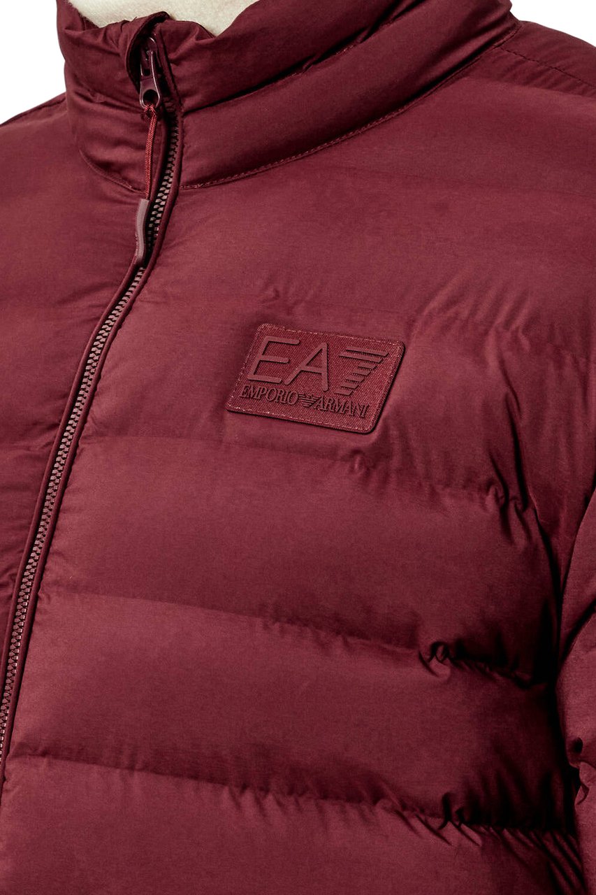 EA7 Coats Bordeaux Rood