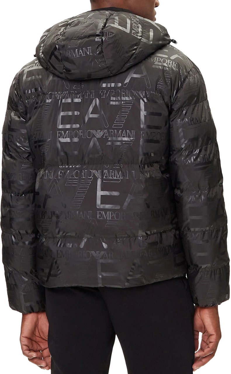 EA7 Coats Black Zwart