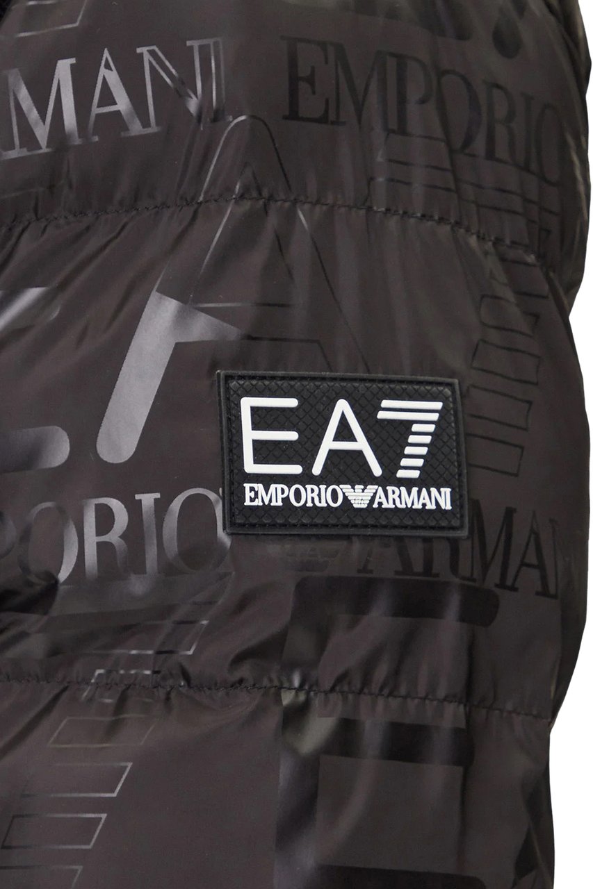 EA7 Coats Black Zwart