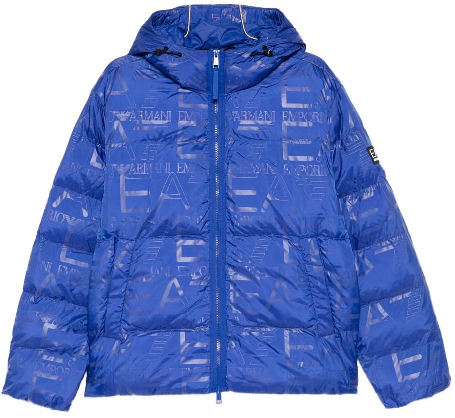 EA7 Coats Blue Blauw