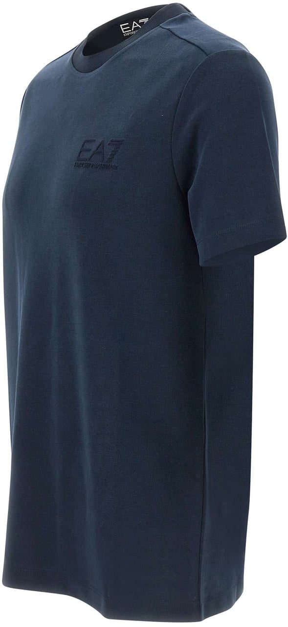 EA7 T-Shirts And Polos Blue Blauw