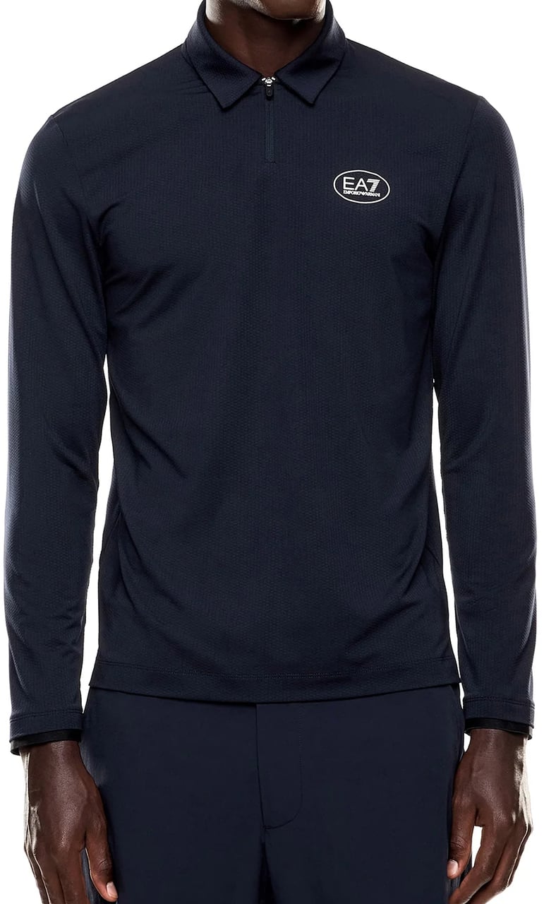 EA7 T-Shirts And Polos Blu Armani Blauw