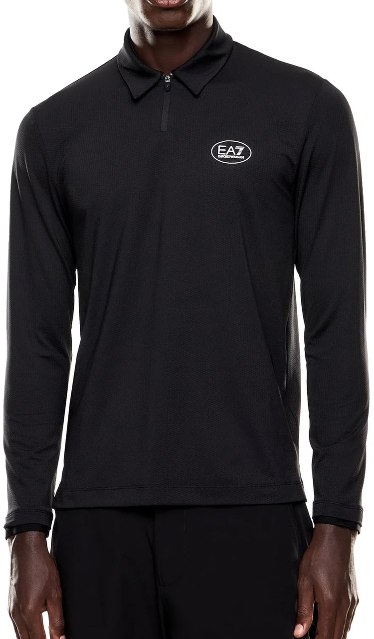 EA7 T-Shirts And Polos Black Zwart