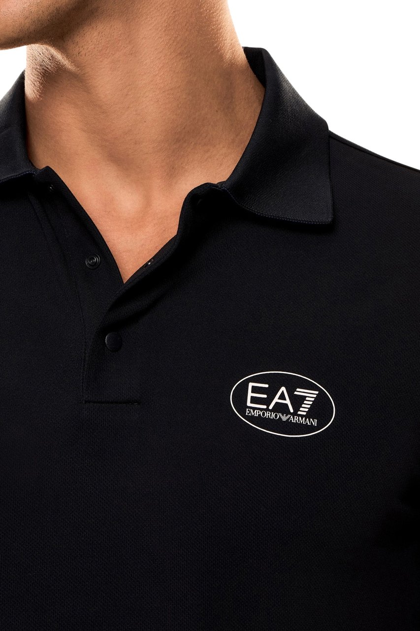 EA7 T-Shirts And Polos Blu Armani Blauw