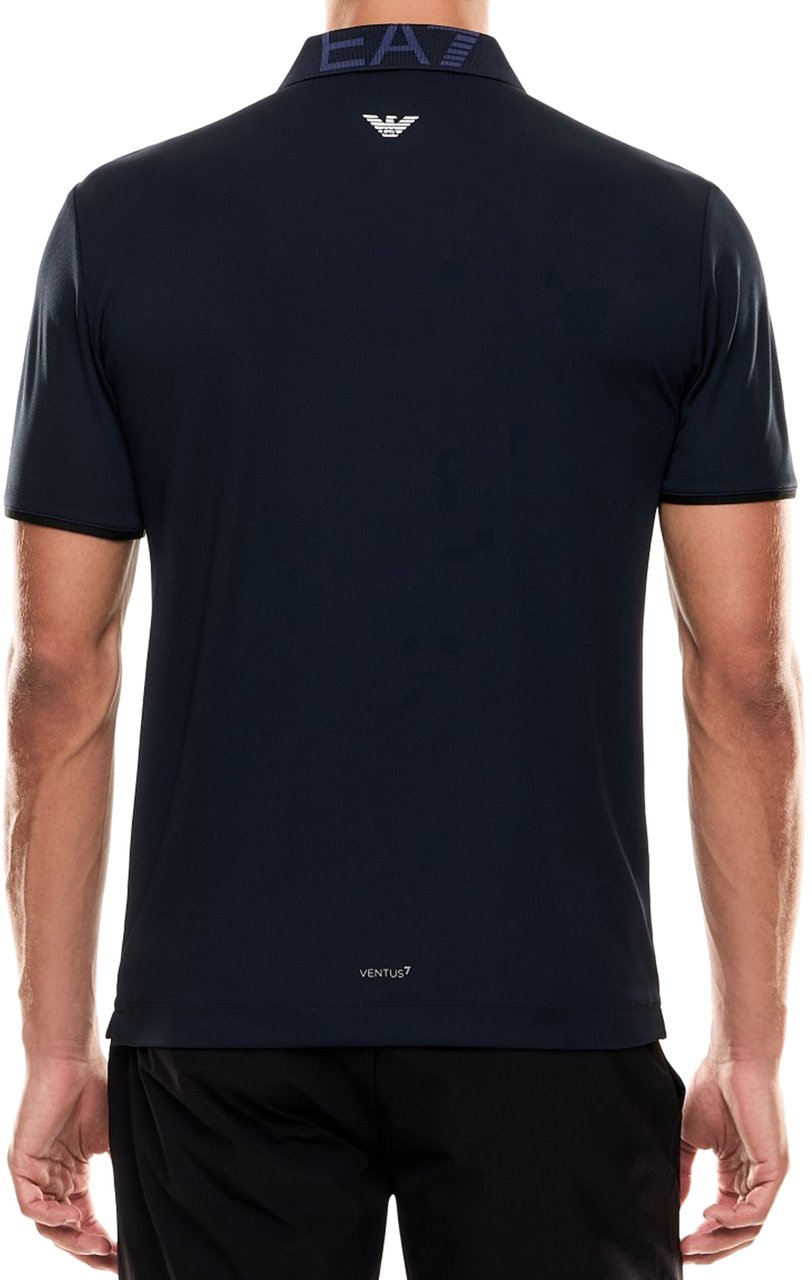 EA7 T-Shirts And Polos Blu Armani Blauw