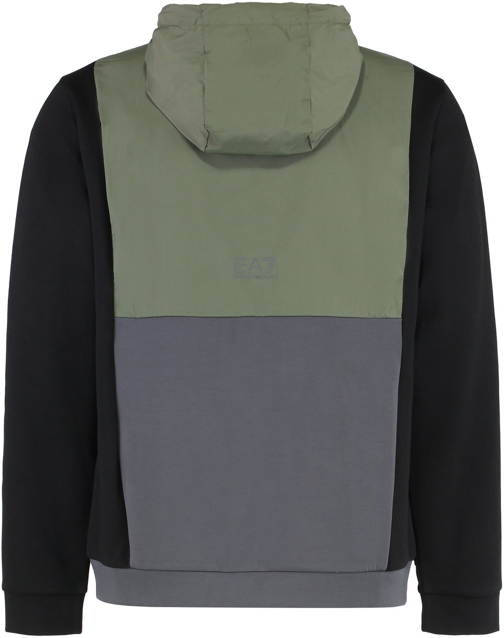 EA7 Techno fabric full-zip sweatshirt Divers