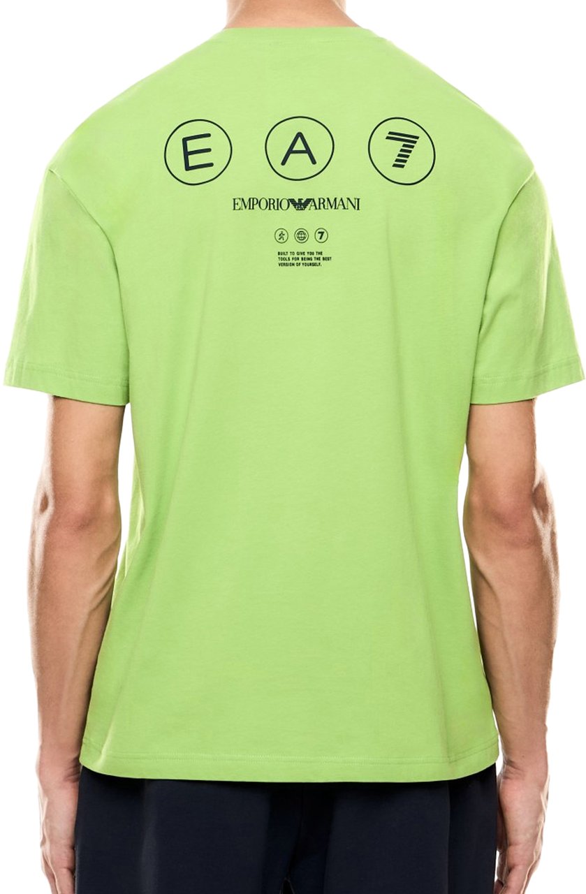 EA7 T-Shirts And Polos Lime Groen