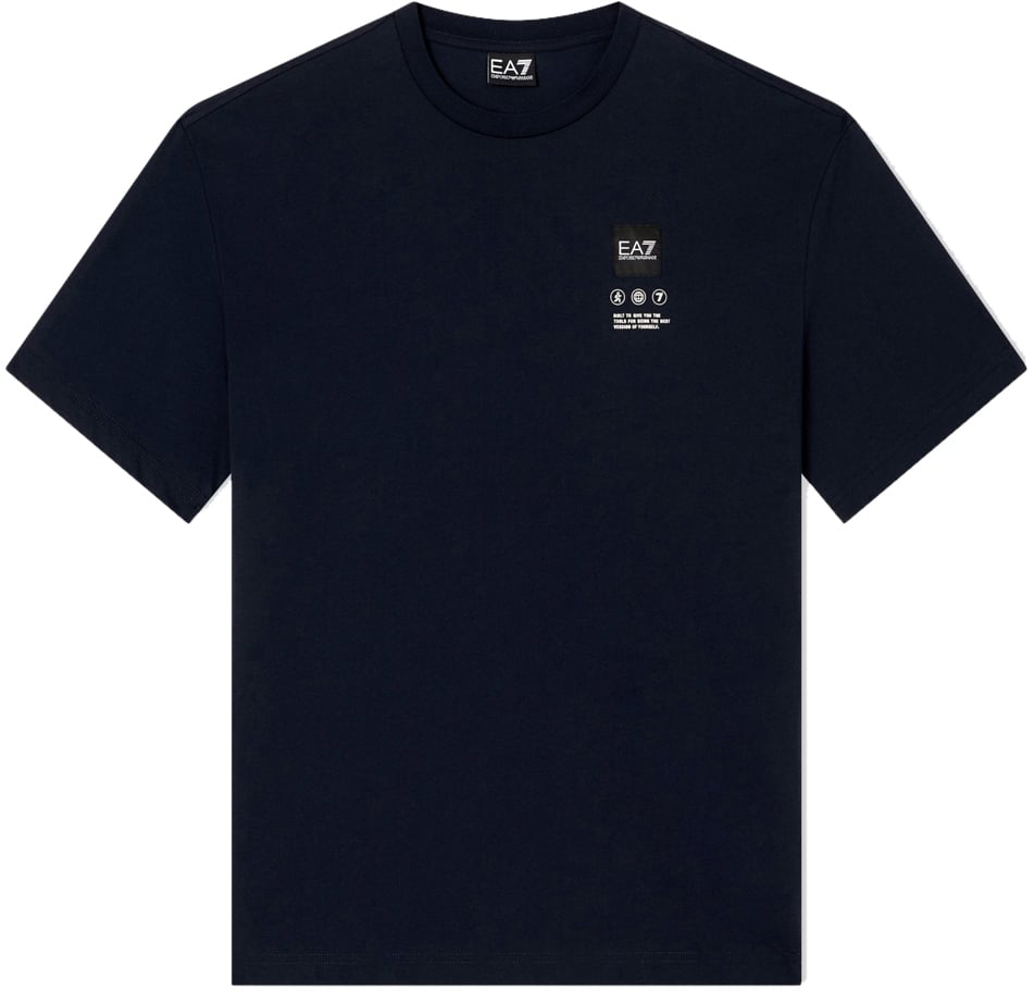 EA7 T-Shirts And Polos Blu Armani Blauw