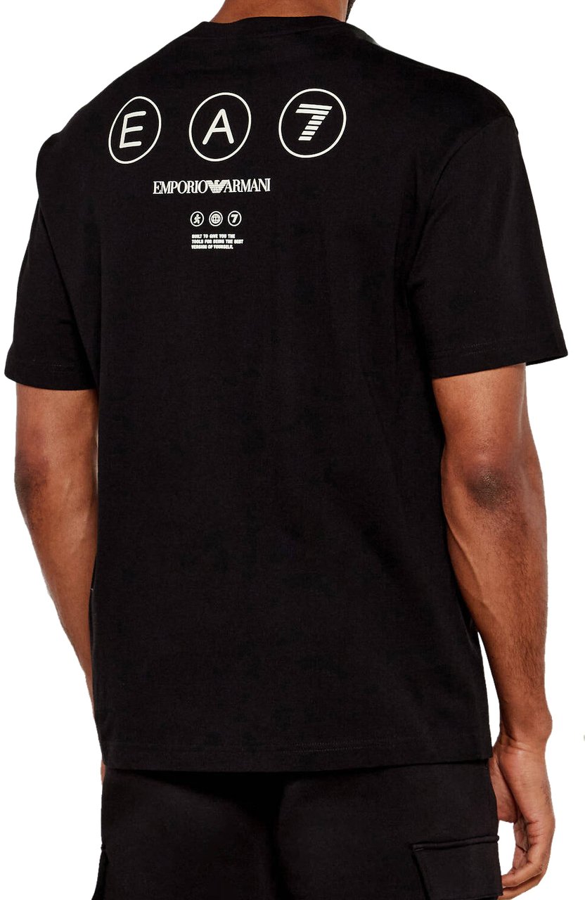 EA7 T-Shirts And Polos Black Zwart
