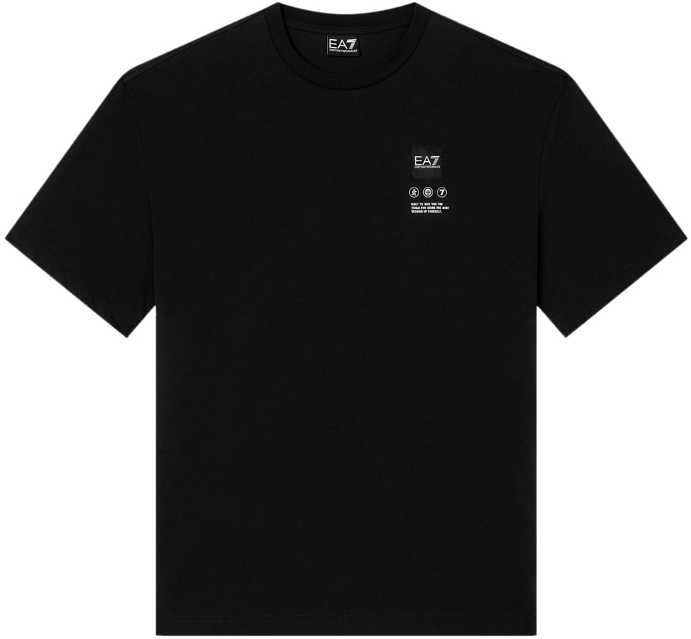 EA7 T-Shirts And Polos Black Zwart