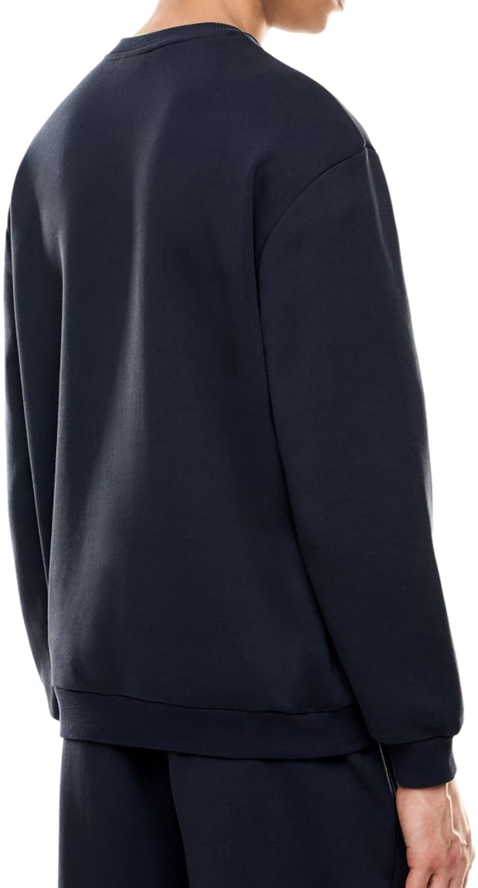 EA7 Sweaters Blu Armani Blauw