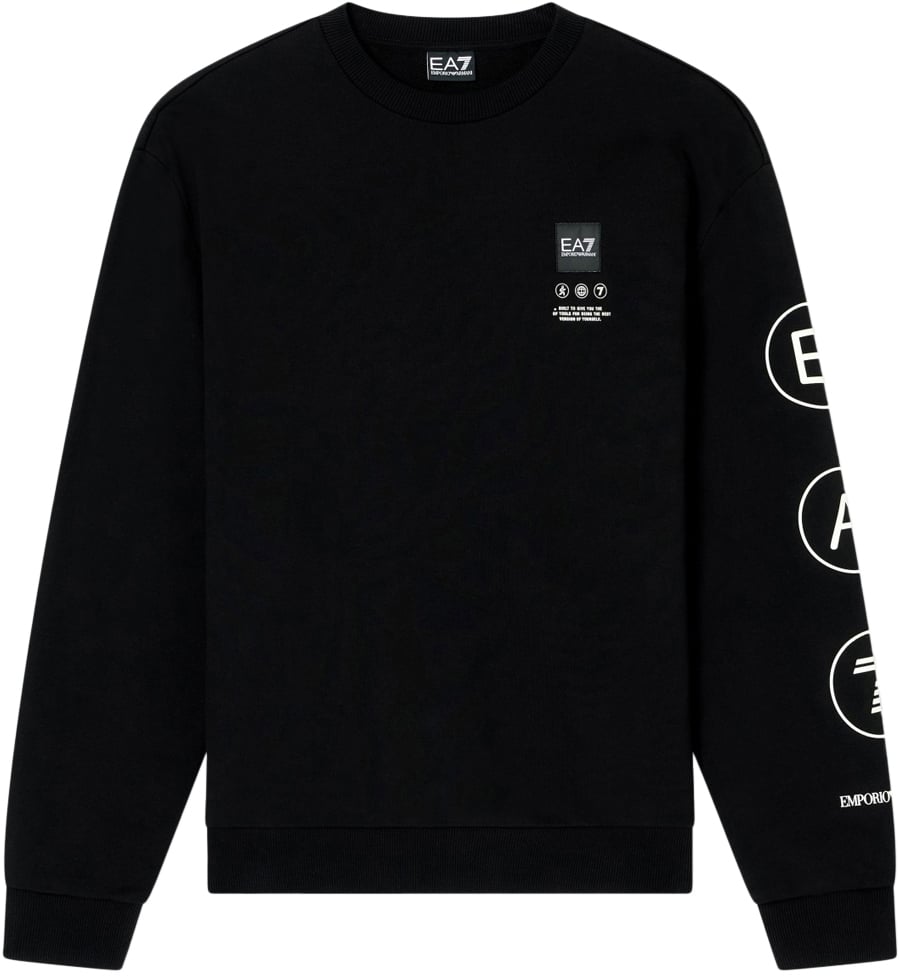 EA7 Sweaters Black Zwart