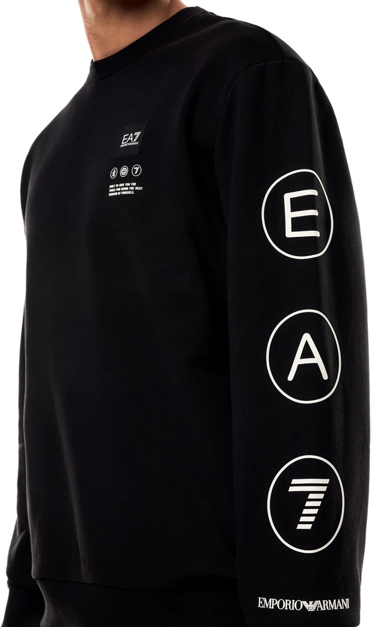 EA7 Sweaters Black Zwart