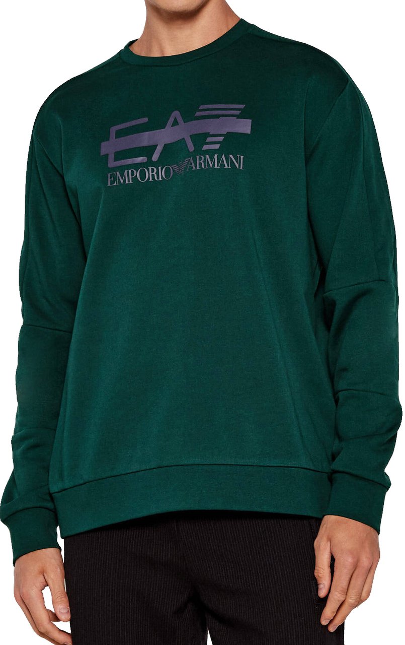 EA7 Sweaters Verde Bosco Groen