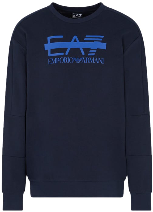 EA7 Sweaters Blu Armani Blauw
