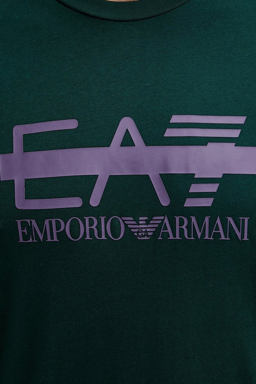 EA7 T-Shirts And Polos Verde Bosco Groen