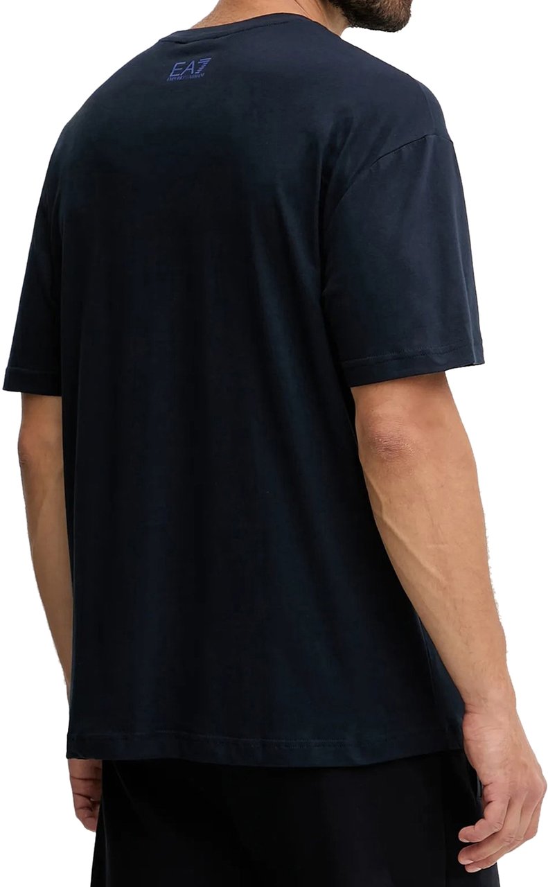 EA7 T-Shirts And Polos Blu Armani Blauw