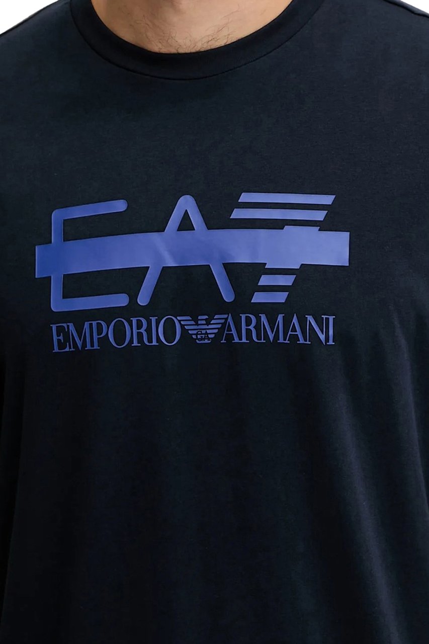 EA7 T-Shirts And Polos Blu Armani Blauw