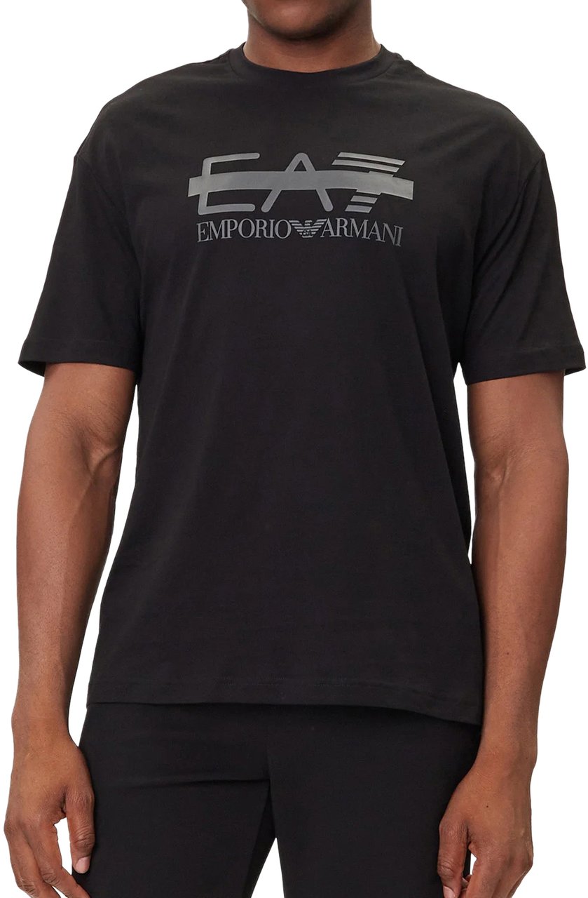 EA7 T-Shirts And Polos Black Zwart