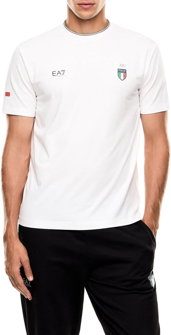 EA7 Capsul Olimpiadi Milano-cortina 2026  T.shirt Ea7 By Emporio Armani Wit
