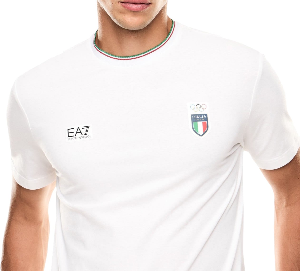 EA7 Capsul Olimpiadi Milano-cortina 2026  T.shirt Ea7 By Emporio Armani Wit