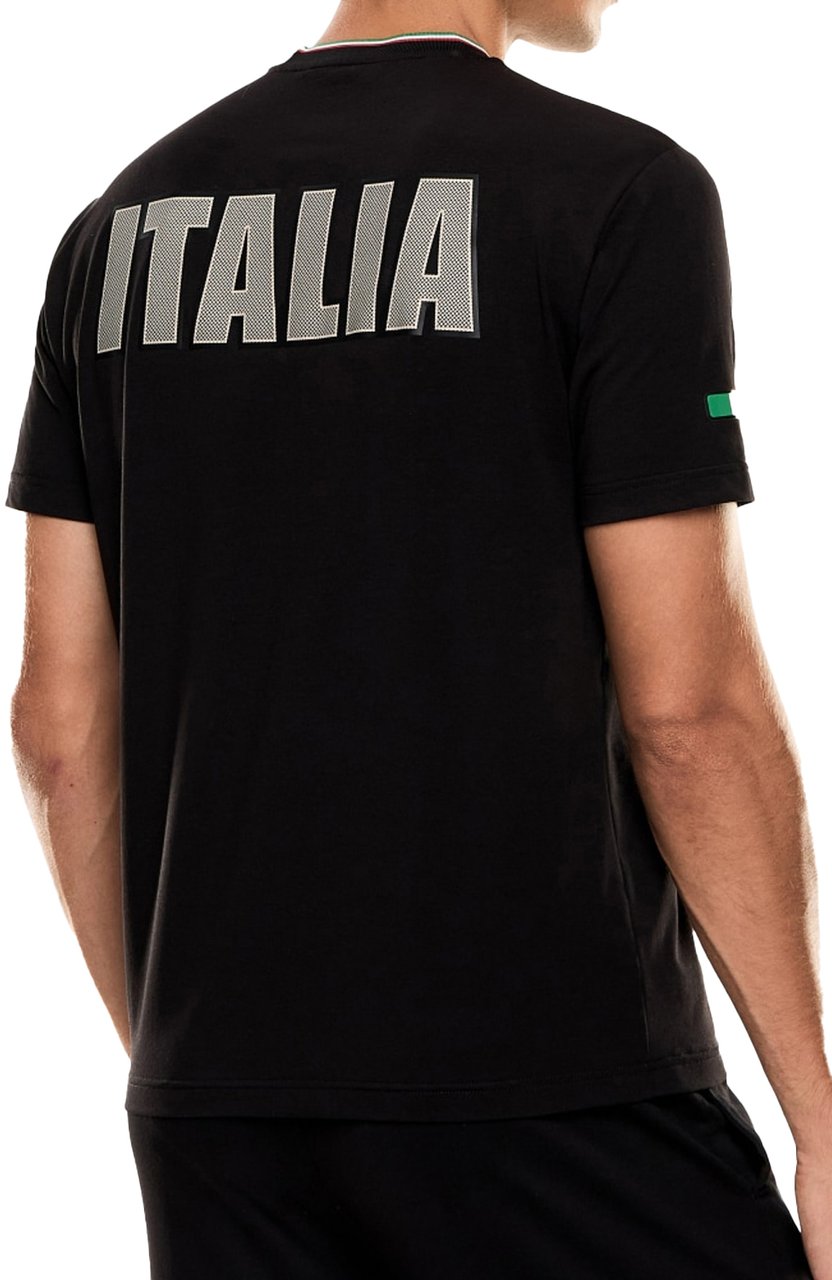 EA7 T-Shirts And Polos Black Zwart