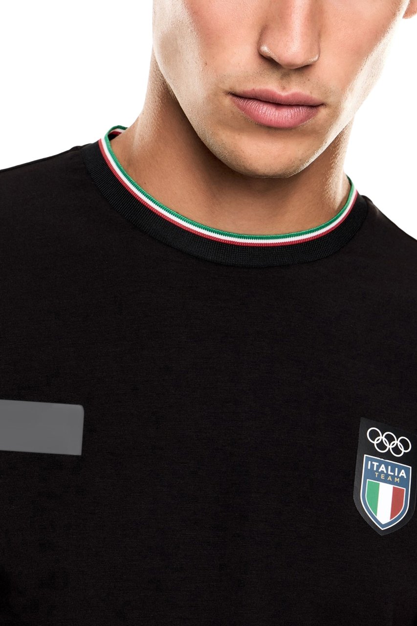 EA7 T-Shirts And Polos Black Zwart