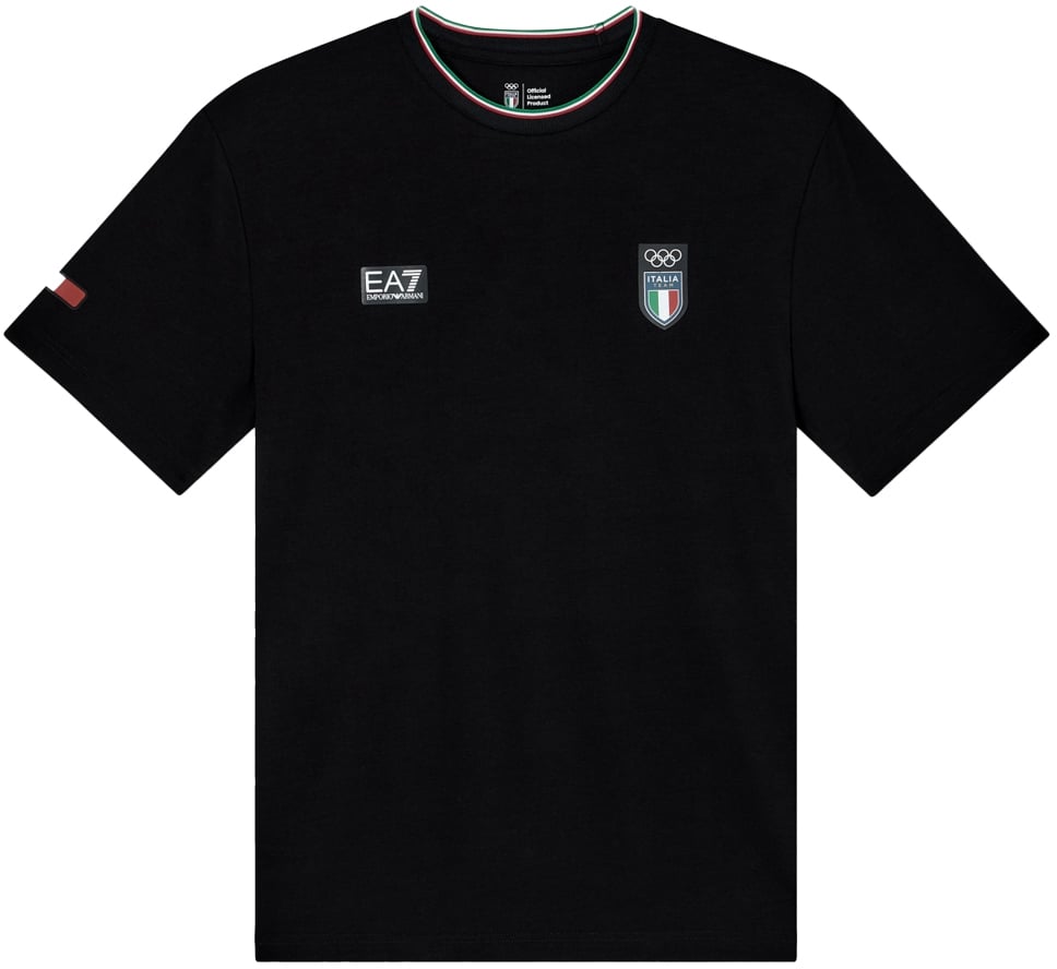 EA7 T-Shirts And Polos Black Zwart