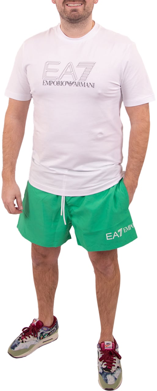 EA7 EA7 Visibility Tee Wit