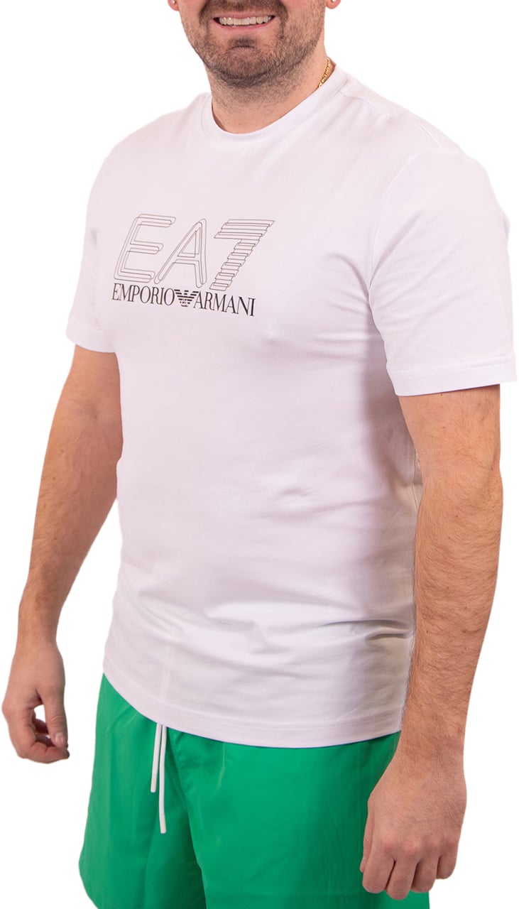 EA7 EA7 Visibility Tee Wit