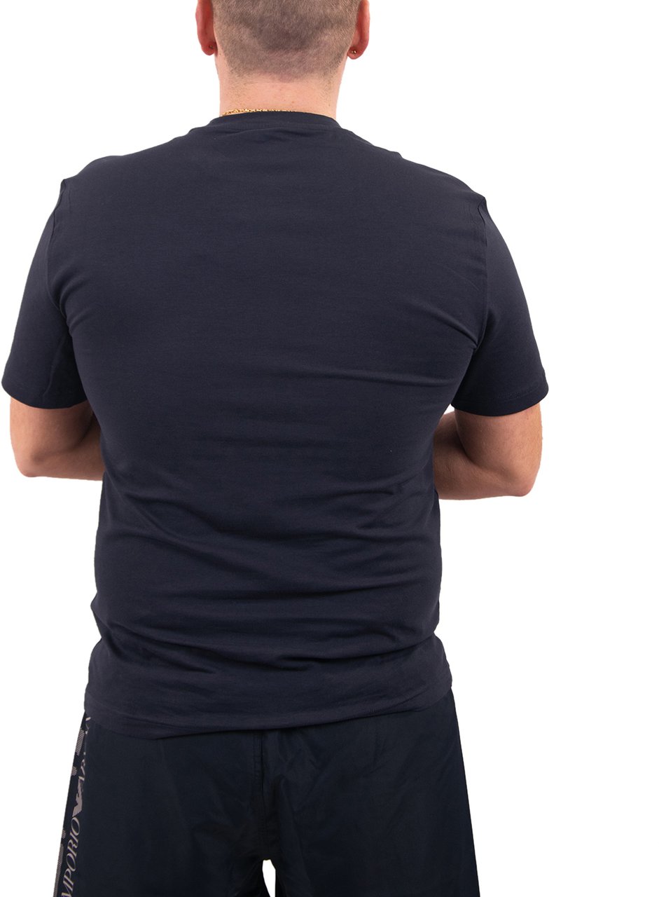 EA7 Visibility Tee Blauw