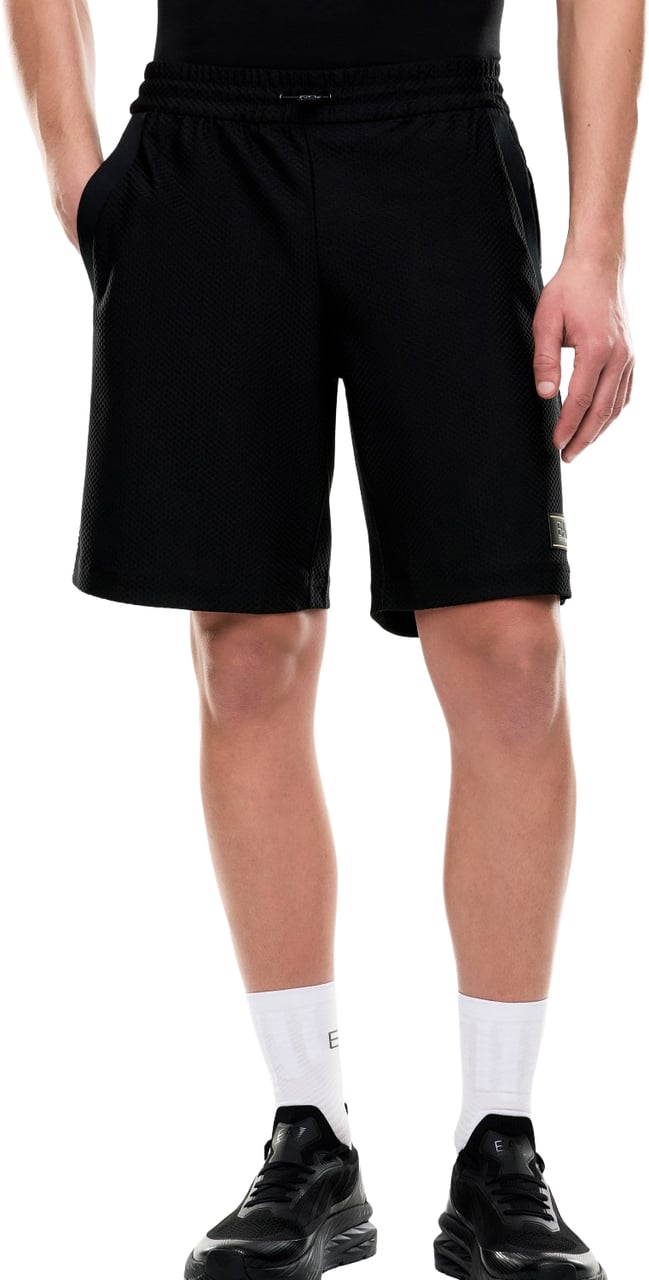 EA7 Shorts Black Zwart