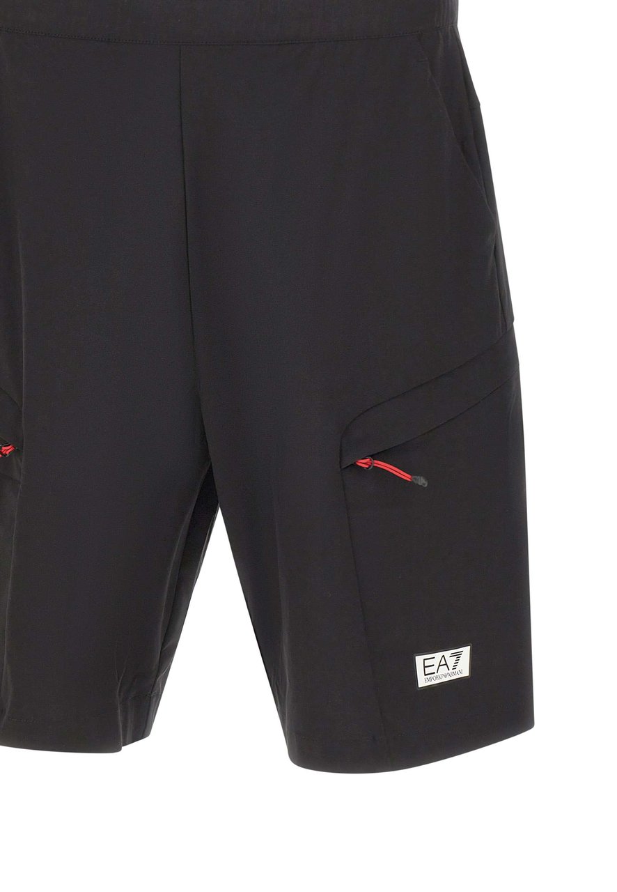 EA7 Shorts Black Zwart