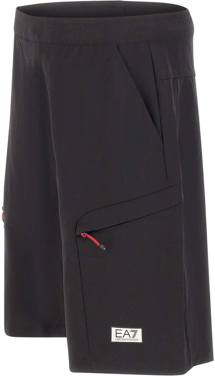 EA7 Shorts Black Zwart