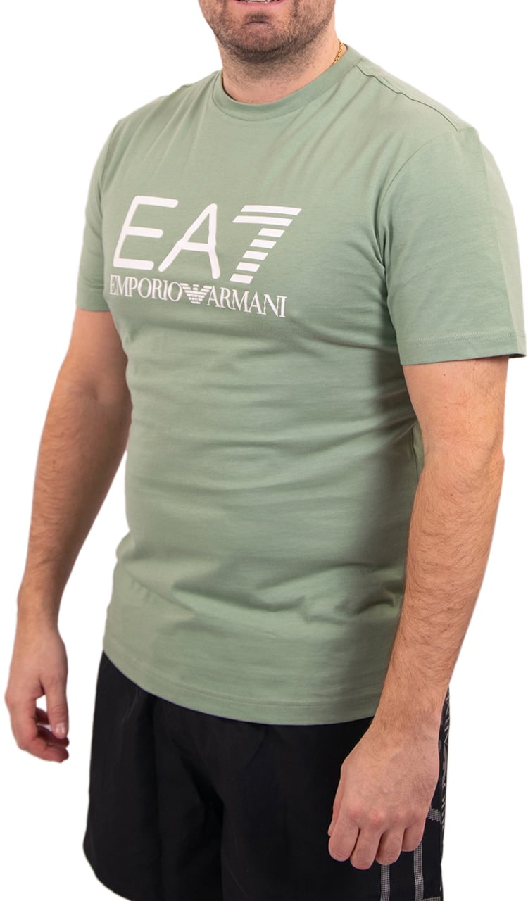 EA7 Big Logo Tee Groen