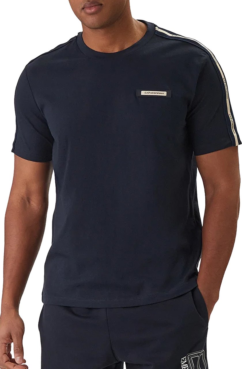 EA7 T-Shirts And Polos Armani Blue Navy