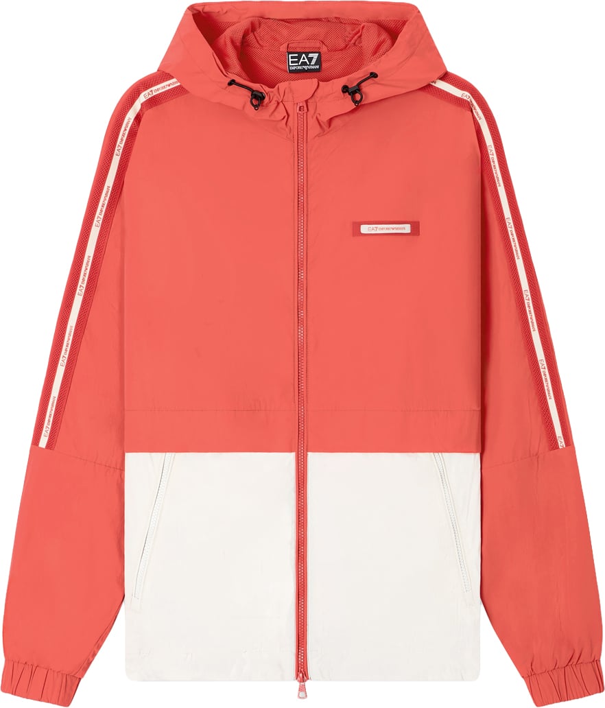 EA7 Coats Poppy Red Rood